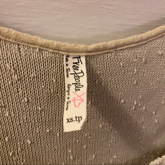 Free People Light Green Crochet Mini Dress - Picture 5 of 5